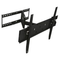 Mount-It!  TV Mount Full Motion High Weight Capacity up to 65In 110lbs Swivel & Extension Ideal for Corner Installations - Black