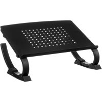 Mount-It!  Laptop Riser / Stand Tilting Vented Steel up to 30Lbs Curved Legs Ergonomic - Black