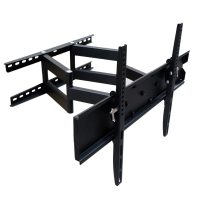 Mount-It! TV Mount Full Motion 32 - 55In Flat TV Max 154lbs Articulating Tilt & Swivel Heavy Gauge Steel - Black