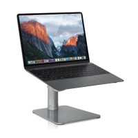Mount-It! Laptop Riser Adjustable Height Anti Slip Padding Up to 15.6 In Laptops
