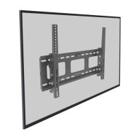 Mount-It! TV Mount Heavy Duty Super Strength Up to 80 In up to 175 lbs Tilt Integrated Level High Strength Steel Openings for Cable Management - Black