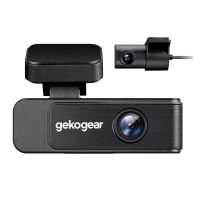 myGEKOgear Dashcam - Orbit 410 Dual Front (4k) & Rear (1080p) 32GB MicroSD Included (Support up to 256GB) - Black