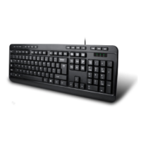 Adesso Keyboard Wired Multimedia Spill-Resistant with PS/2 Adapter - Black