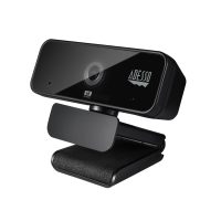 Adesso Webcam CyberTrack H6 4K (8MP) Ultra HD Fixed Focus with Built-in Microphone & Privacy Shuter - Black