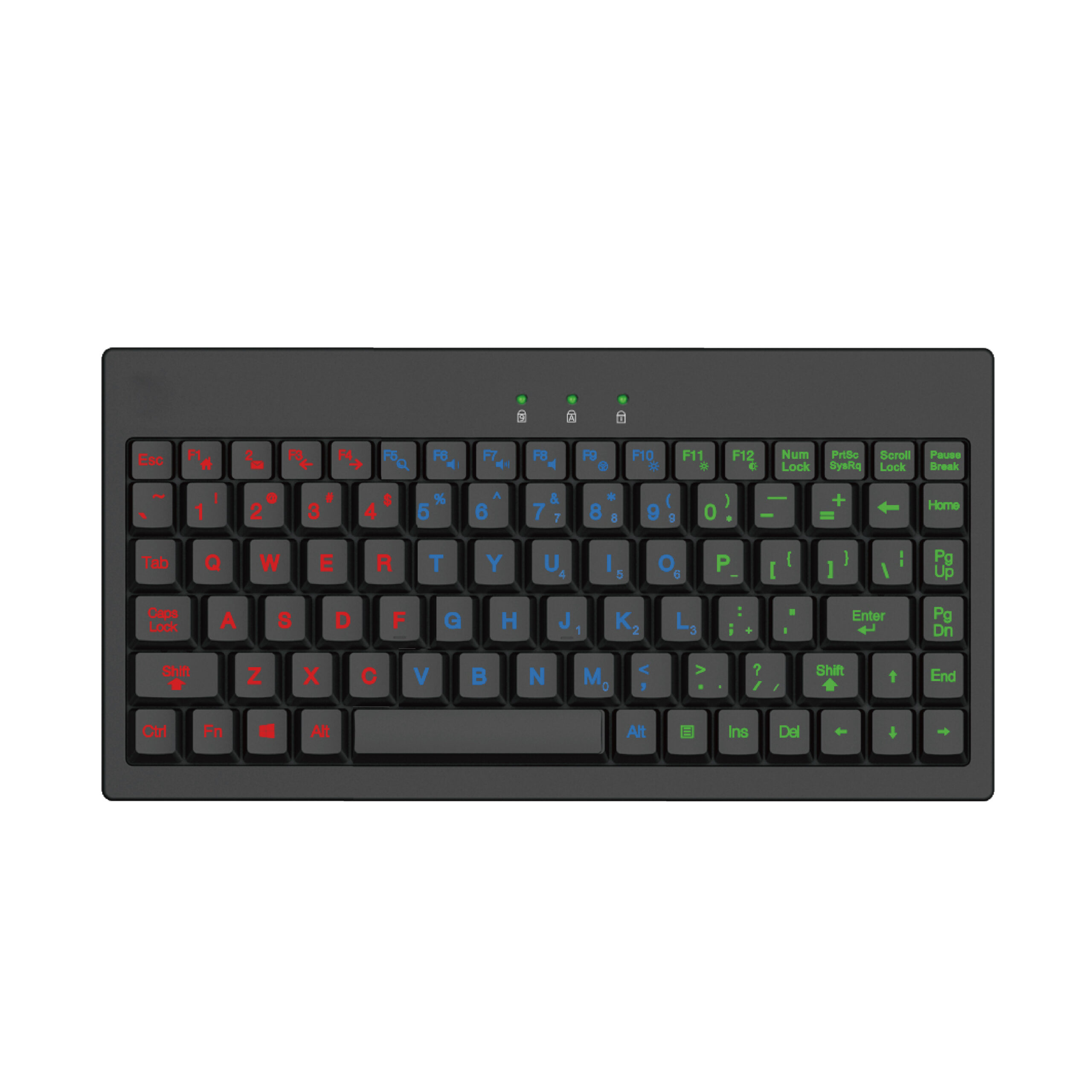 Adesso Keyboard Wired Mini 3-color Illiminated Backlight 2X Large Print Keys – Black Adesso Keyboard Wired Mini 3-color Illiminated Backlight 2X Large Print Keys - Black