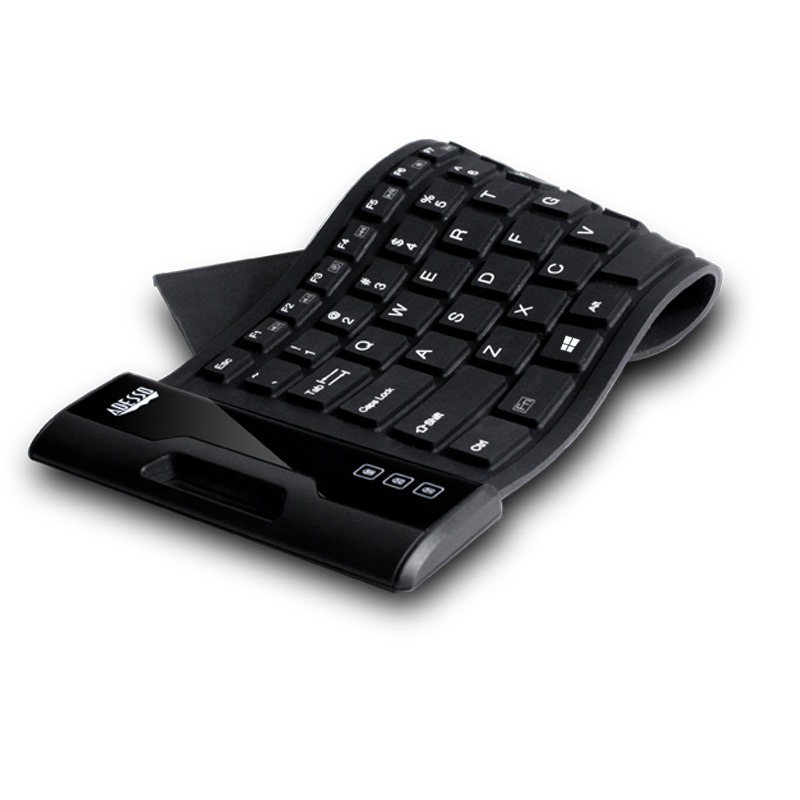 Adesso Keyboard Wired Antimicrobial Waterproof Flex Mini – Black Adesso Keyboard Wired Antimicrobial Waterproof Flex Mini - Black