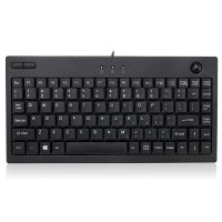 Adesso Keyboard Wired Tru-Form 310 Mini with Trackball - Black