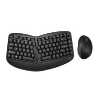 Adesso Wireless Mini Ergo Keyboard and Mouse combo
