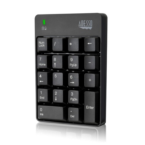 Adesso Mechanical Numeric Keypad with 3-port USB Hub Adesso Mechanical Numeric Keypad with 3-port USB Hub