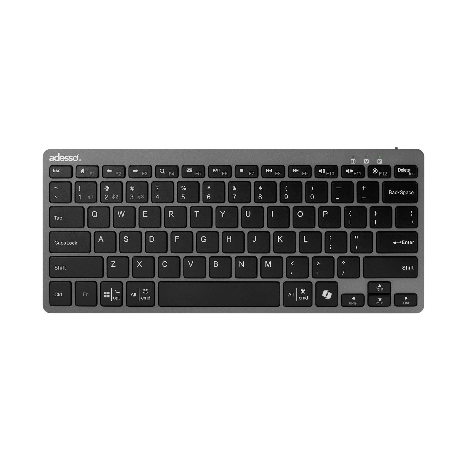 Adesso Multi OS Bluetooth Scissor Switch Mini Keyboard with Copilot key Adesso Multi OS Bluetooth Scissor Switch Mini Keyboard with Copilot key