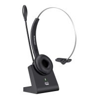 Adesso Bluetooth headset with Microphone and Charging Dock