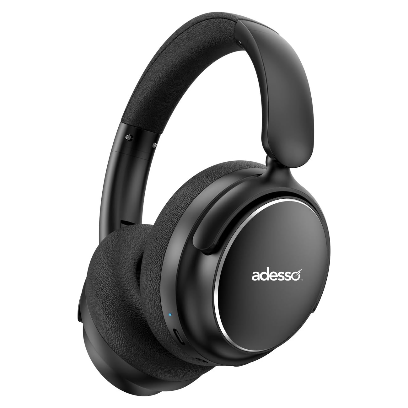 Adesso Bluetooth Headphone with Active Noise Cancellation and Built-In Microphone Adesso Bluetooth Headphone with Active Noise Cancellation and Built-In Microphone