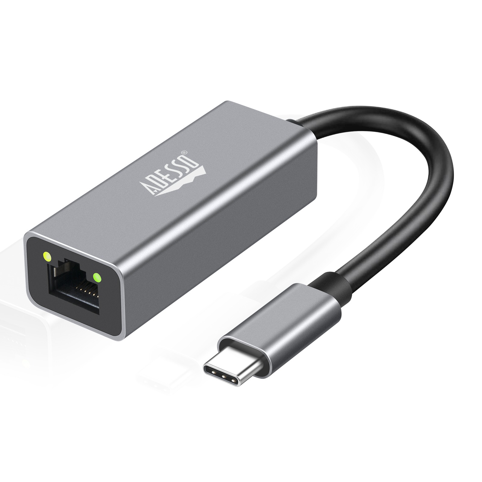 Adesso USB-C to Ethernet Network adapter(TAA Compliant) Adesso USB-C to Ethernet Network adapter(TAA Compliant)