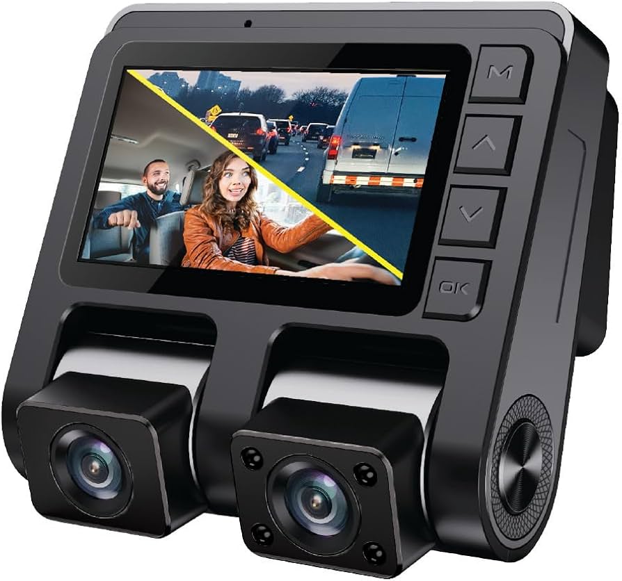GekoGear Dashcam – Orbit D110 Dual Front (1080p) & In Cabin View (1080p) 150 Degree Wide Angle G-Sensor 32GB MicroSD Included (support up to 128GB) – Black GekoGear Dashcam - Orbit D110 Dual Front (1080p) & In Cabin View (1080p) 150 Degree Wide Angle G-Sensor 32GB MicroSD Included (support up to 128GB) - Black