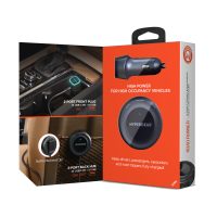 HyperGear Car Charger 5 Port 98W Road Runner 2 Port Front Seat USB-A (18W) USB-C (30W) 3 Port Back Seat USB-A (18W) 2X USB-C (30W & 20W) with 5ft Extended Cable - Black