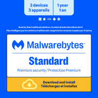 Malwarebytes Premium 3-Device 1-Year BIL PC/MAC/Android/iOS