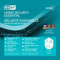 Eset Home Security Essential 5-Device 1-Year Large PKC BIL PC/Mac/Android/iOS