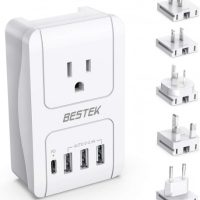 BESTEK World Travel Adaptor 300W with 1 x AC Outlet