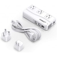BESTEK World Travel Adaptor 200W with 2 x  AC Outlets