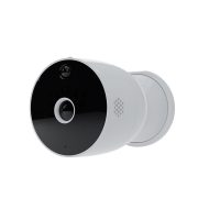 Nexxt Smart Home Outdoor/Indoor Wifi Battery Camera 1080p IP65 2 Way Communication Night & Motion Sensors 6AA Batt Required