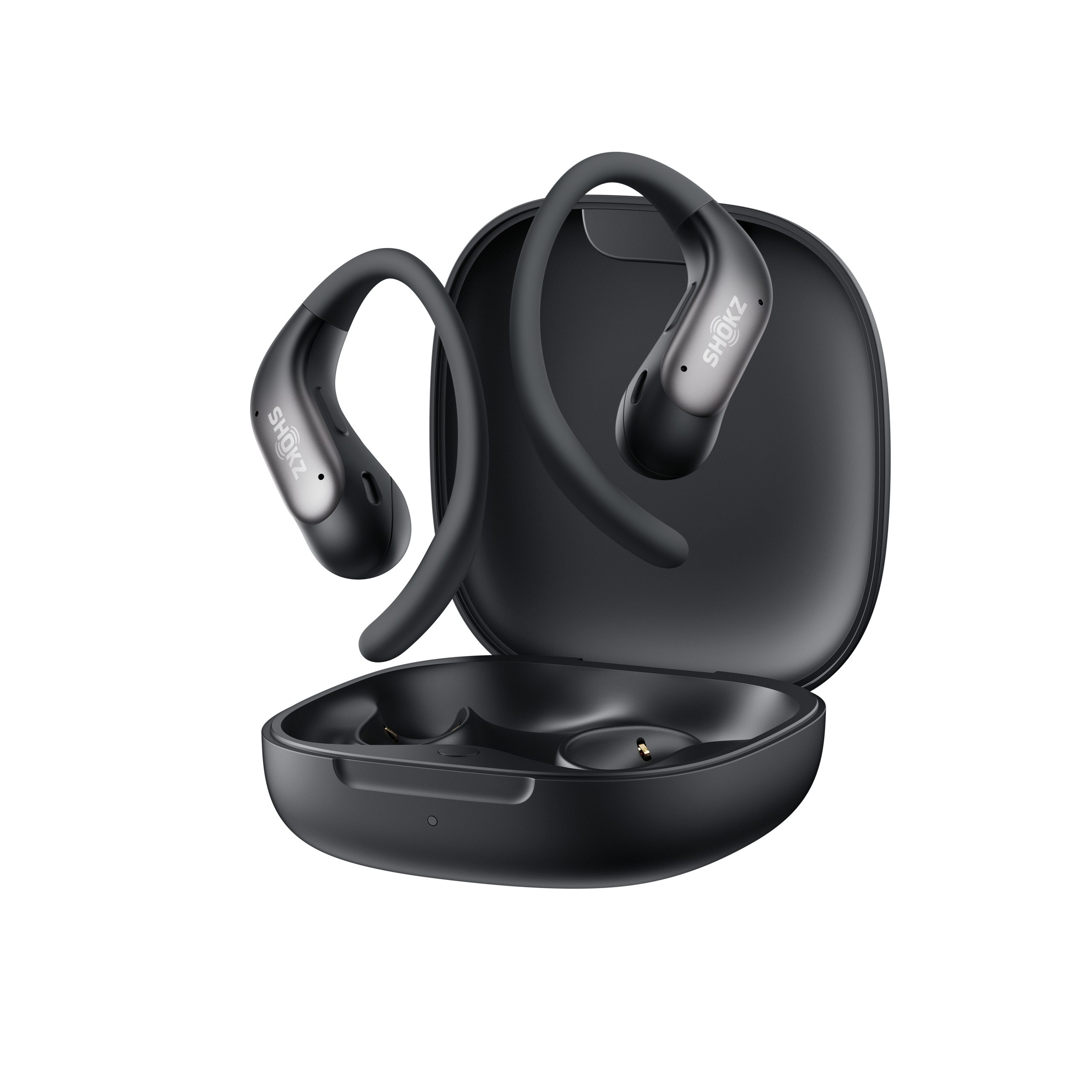 Shokz OpenFit Air 2 Black Bluetooth Headset Smart Mic Around Ear Air Conduction – OpenBass – Water Resistant IP54 Shokz OpenFit Air 2 Black Bluetooth Headset Smart Mic Around Ear Air Conduction - OpenBass - Water Resistant IP54