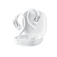 Shokz OpenFit Air 2 White Bluetooth Headset Smart Mic Around Ear Air Conduction - OpenBass - Water Resistant IP54