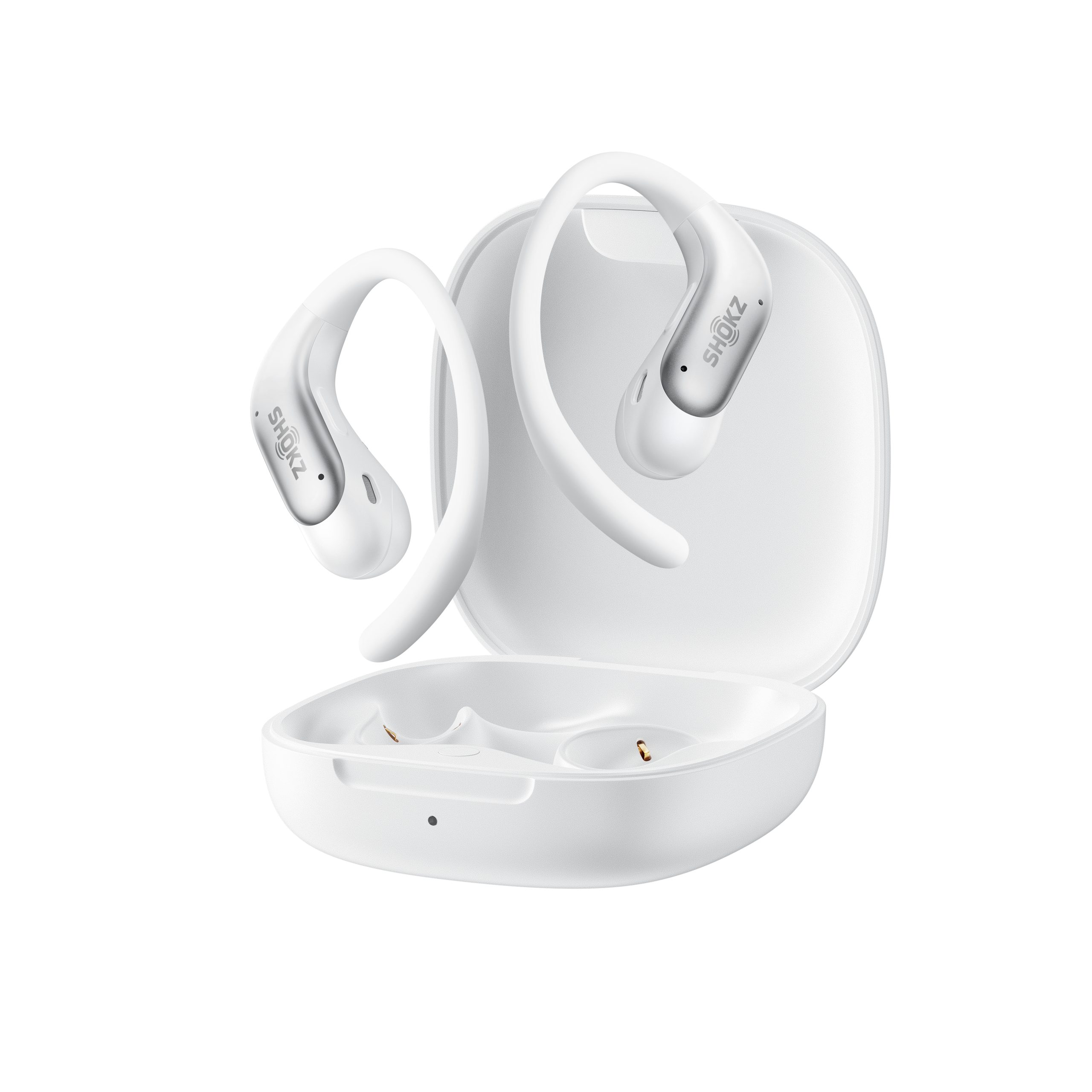 Shokz OpenFit Air 2 White Bluetooth Headset Smart Mic Around Ear Air Conduction – OpenBass – Water Resistant IP54 Shokz OpenFit Air 2 White Bluetooth Headset Smart Mic Around Ear Air Conduction - OpenBass - Water Resistant IP54