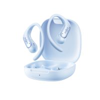Shokz OpenFit Air 2 Blue Bluetooth Headset Smart Mic Around Ear Air Conduction - OpenBass - Water Resistant IP54