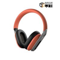 Klipxtreme Headphone Bluetooth v5.0 On Ear 40 Hour Playback Ultra Lightweight Foldable & Swivel with Hard Case - Coral