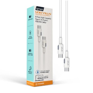 AMPD 6ft USB-C to USB-C data cable AMPD 6ft USB-C to USB-C data cable