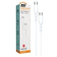AMPD Volt Plus USB-C to USB-C 3FT Cable - White